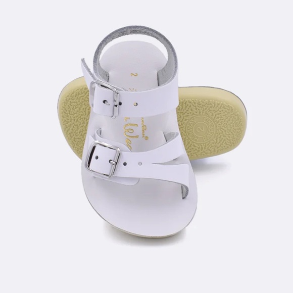Sun-San Sea-Wee sandals, white, size 1. Good condition with some minor wear. - Picture 4 of 4